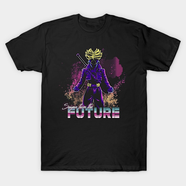 Retro Saiyan from the future T-Shirt by ddjvigo